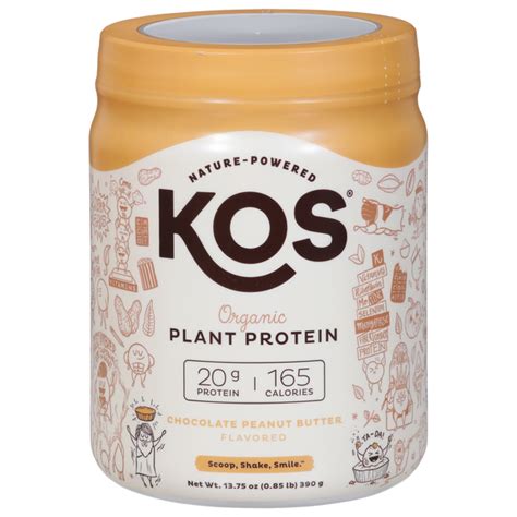 Save On Kos Plant Protein Powder Chocolate Peanut Butter Organic Order Online Delivery Stop And Shop