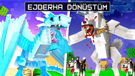 Ejderha Olarak Minecraft Oynadim Youtube