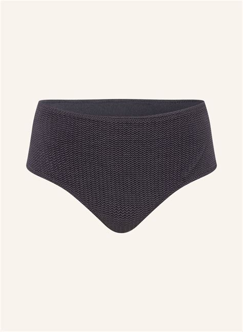 Seafolly High Waist Bikini Hose Sea Dive In Schwarz