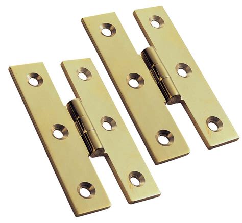 Solid Brass Cabinet H Shape Polished Butt Hinges PB54