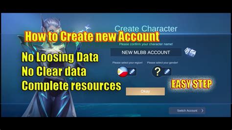 Paano Gumawa Ng Bagong Account Sa Mobile Legends No Lossing Resources