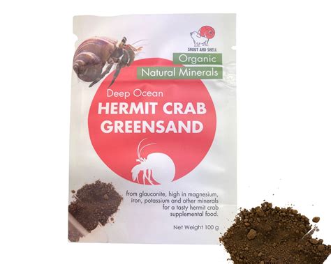 Snout And Shell Organic Pet Hermit Crab Food Supplement High In