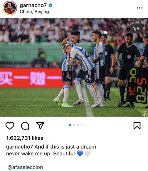 Alejandro Garnacho shares heartwarming reaction to making Argentina debut