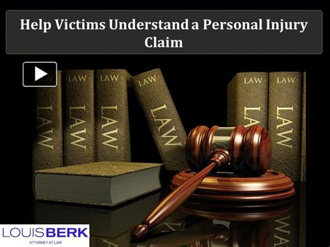 Ppt Personal Injury Lawsuit Is Designed To Help Victims Powerpoint