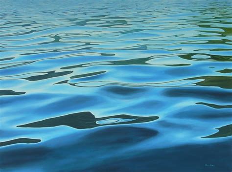 MARY BECK Contemporary Oil Painting Water Art Painting Water Water