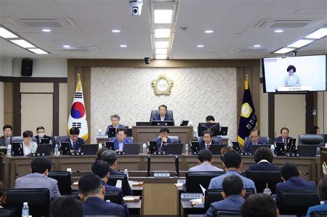 진천군의회 제313회 임시회 마무리