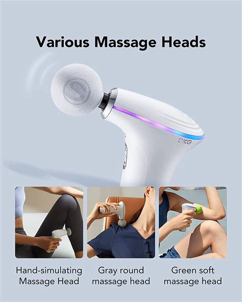 Skg F5 Mini Massage Gun For Back Neck Muscle Relieve Gray Artofit