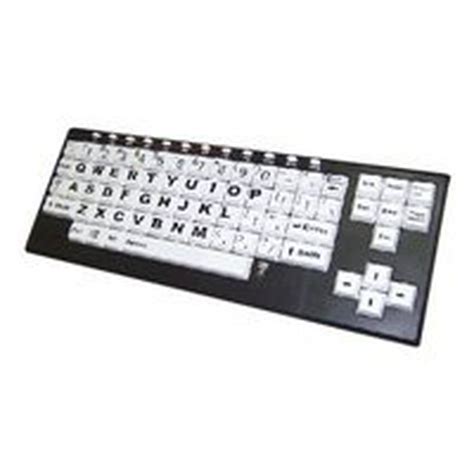 Ablenet Visionboard Large Key Keyboard Wireless Black Print On 1 In2