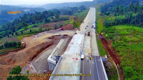 Update Perbaikan Tol Bocimi Tahap 2 Longsor Km 64 Kecamatan Cicurug 3