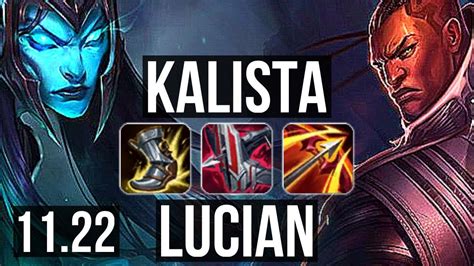 Kalista Thresh Vs Lucian Nami Adc Rank Kalista Legendary