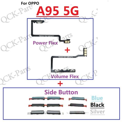 Volume Power Flex Cable For OPPO A95 5G On OFF Power Voulme Side