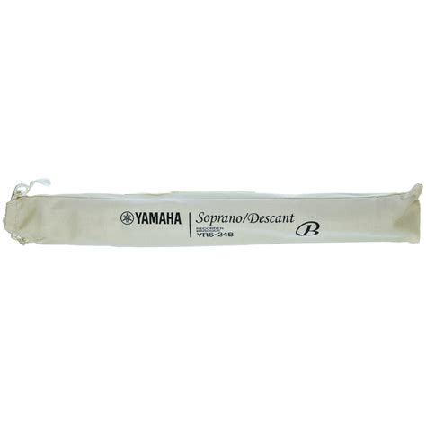 Flauta Doce Soprano Barroca Yamaha YRS 24B Guitar Shop CE Loja De