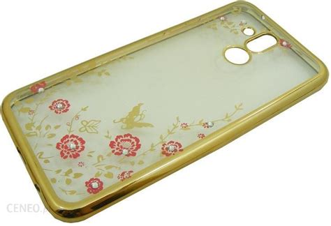 Etui BUMPER GLOSSY DIAMOND do telefonu Huawei Mate 20 Lite złoty