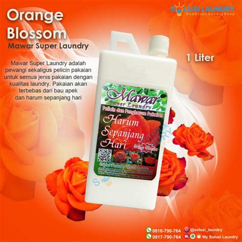 Jual Pelicin Pewangi Pelembut Parfum Pakaian Mawar Orange Blossom 1