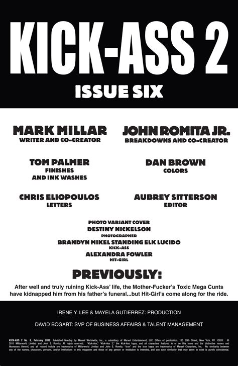 Read Online Kick Ass 2 Comic Issue 6