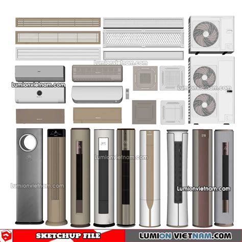 230424 Air Conditioning Sketchup Models