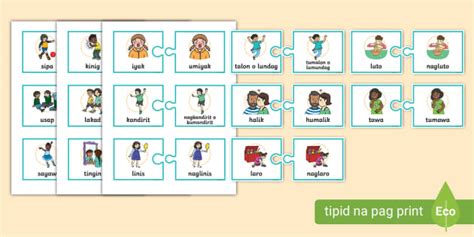 Pandiwang Pangnagdaan Jigsaw Grade Twinkl Twinkl