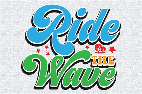 Ride the Wave Graphic by Design Hub · Creative Fabrica