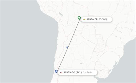 Direct Non Stop Flights From Santa Cruz To Santiago Schedules