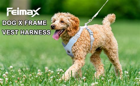 FEimaX Harnais Chien Anti Traction Réglable Réfléchissant Harnais pour