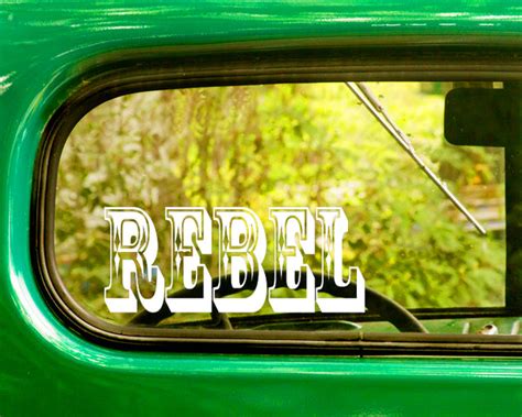 2 REBEL Decals Stickers – The Sticker And Decal Mafia