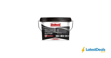 UniBond UltraForce Wall Tile Grout Black Glitter 3 2kg 8 At Homebase