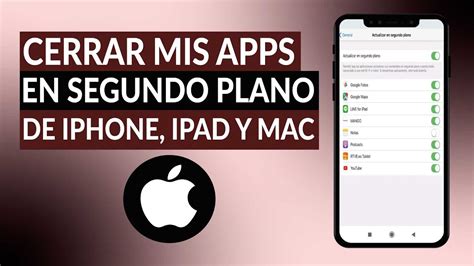 Cómo Cerrar y Controlar mis apps en Segundo Plano de iPhone iPad y Mac