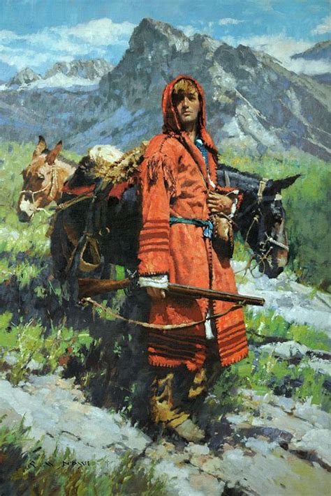 Mountain Man Rendezvous Paintings