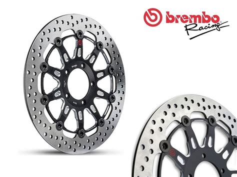 B Coppia Dischi Freno Anteriore Brembo Racing Groove Ducati