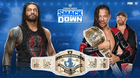 Roman Reigns Vs Shinsuke Nakamura For Intercontinental Championship At