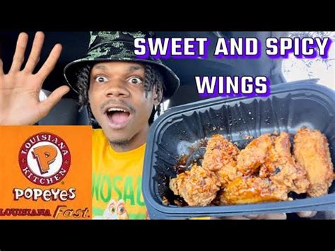 Popeyes Sweet And Spicy Wings YouTube