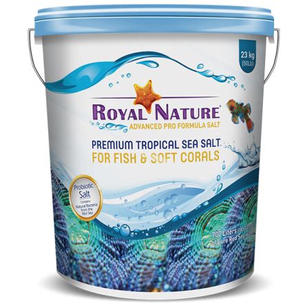 Royal Nature Premium Sea Salt Kg Bucket Natural Salt For Reef