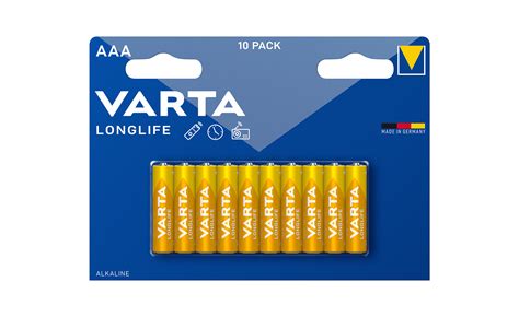 Varta AAA Longlife Baterije 10kom Emmezeta Webshop