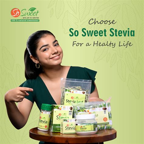 So Sweet Stevia Powder 100 Natural Sweetener Sugar Free Pack Of 2