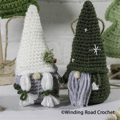 Crochet Gnome Ornament A Simple Charming Pattern Winding Road Crochet