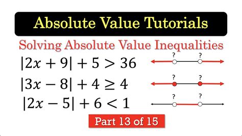 AV13 Solving Absolute Value Inequalities Part 3 YouTube