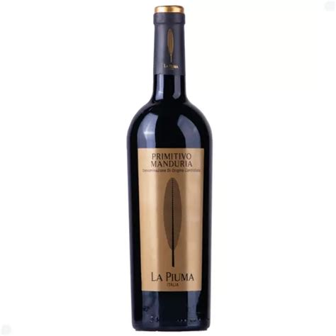 Vinho Tinto Italiano Primitivo Di Manduria La Piuma 750 Ml