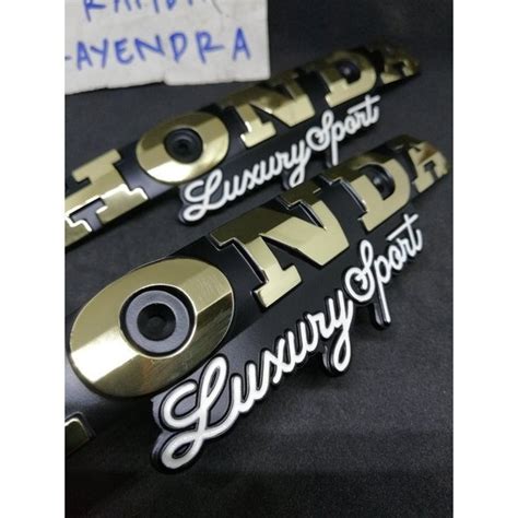 Jual Logo Emblem Timbul Tangki Tengki Tanki Original Ori Honda Glpro