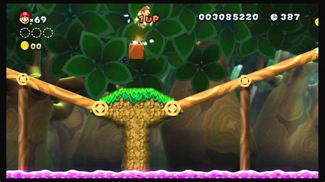 E K S New Super Mario Bros U Soda Jungle Seesaw Bridge Youtube