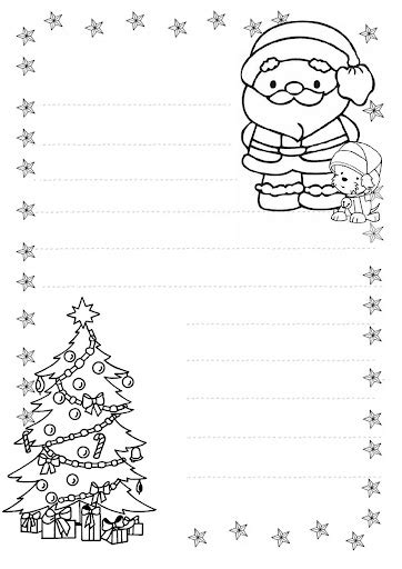 Cartas Para Imprimir Y Colorear De Pap Noel Bebeazul Top