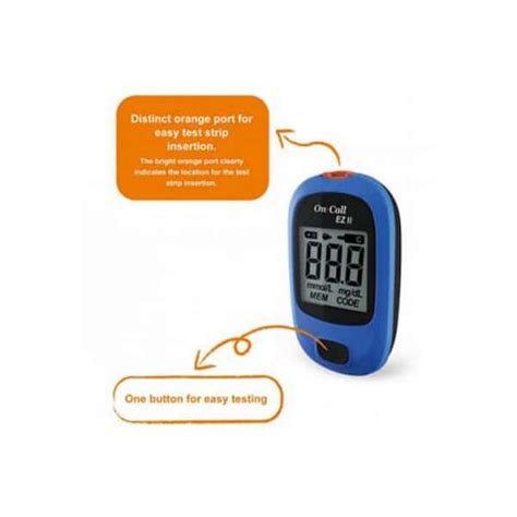 On Call EZ II Blood Glucose Monitoring Meter EasyShop