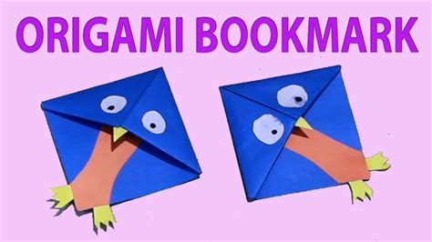 Origami Bookmarks Easy Paper Monster And Owl Corner Bookmarks 💌 Paper Factor 💌 Youtube