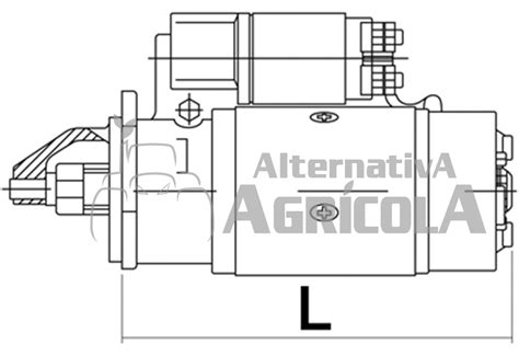 MOTOR DE ARRANQUE CON REDUCTOR 12V 3 4 Kw