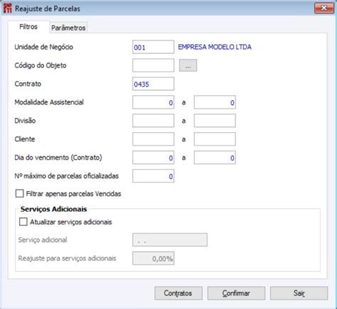 Arquivo Rotina Reajuste Parcelas Png CIGAM WIKI