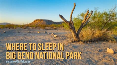 Big Bend National Park Lodging - change comin