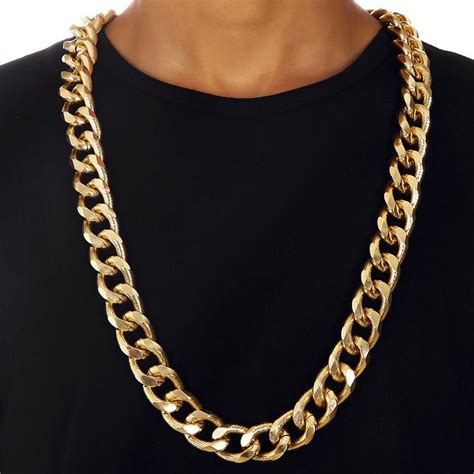 2017 90cm Big Chunky Hiphop Gold Chain For Men Jewelry Wholesale Gold ...