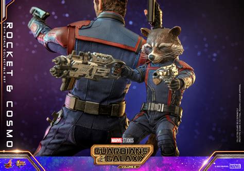 Hot Toys MMS Guardians Of The Galaxy Vol Rocket And Cosmo Hot Toys Complete Checklist