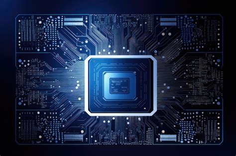 Premium AI Image | computer micro scheme with micro card