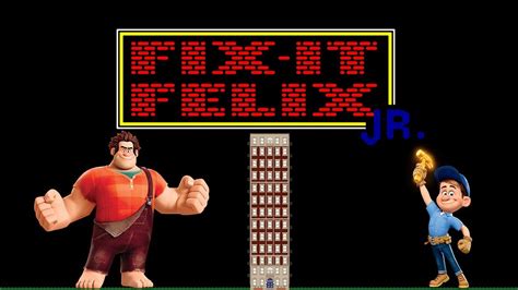 Fix It Felix Jr Wreck It Ralph Gameplay Sega Mega Drivegenesis