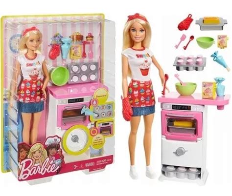 Barbie Chef De Pastelitos Repostera Cocina Y Crea Mattel Cuotas Sin